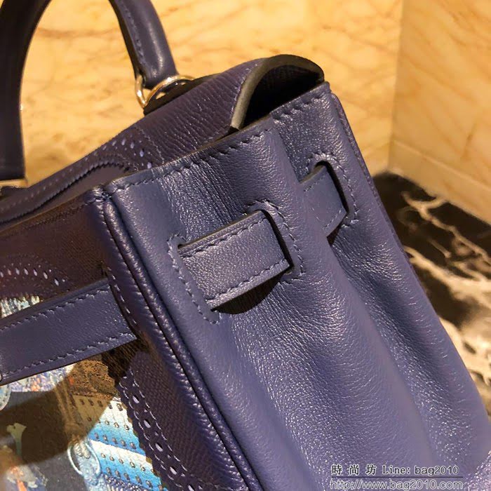 HERMES愛馬仕 凱莉包 kelly 32cm 拼接印花圖案 時尚手提包  Ama1409
